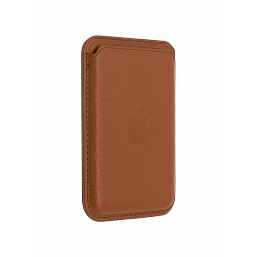 Картхолдер MagSafe для iPhone кожаный чехол-бумажник Коричневый кожаный чехол бумажник для карт и визиток с magsafe leather wallet коричневый для apple iphone 12 mini 12 pro 12 pro max 13 pro 13 pro max