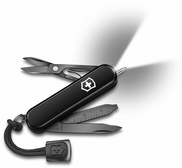 Нож перочинный Victorinox Signature Lite Onyx Black (0.6226.31P), 58 мм, черный