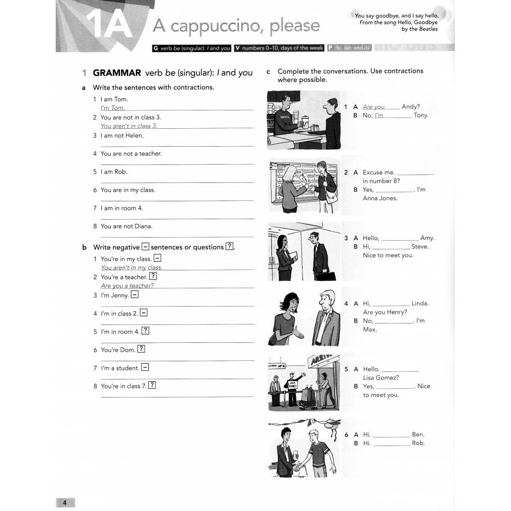English File. Beginner. Workbook Without Key - фото №4