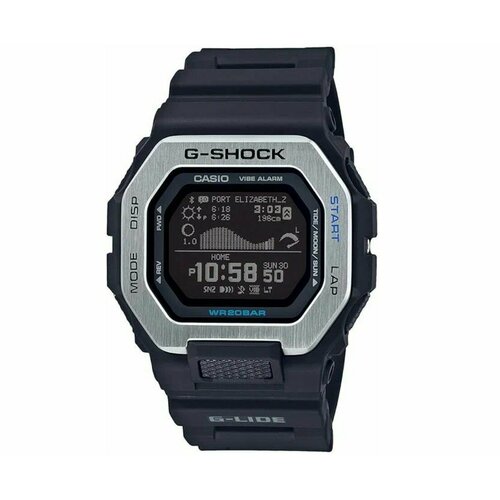 Наручные часы CASIO GBX-100-1, черный, серебряный