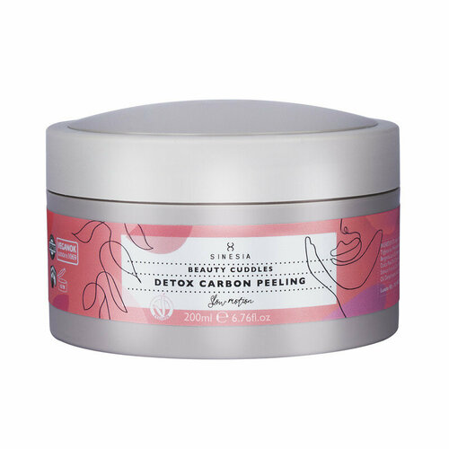 Карбоновый детокс-пилинг для лица и кожи головы 200 мл DETOX CARBON PEELING Sinesia 1078019 4246₽