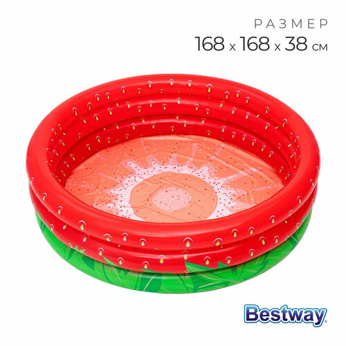 Бассейн надувной Sweet Strawberry 168 x 168 х 38 см 51145 Bestway 2806₽
