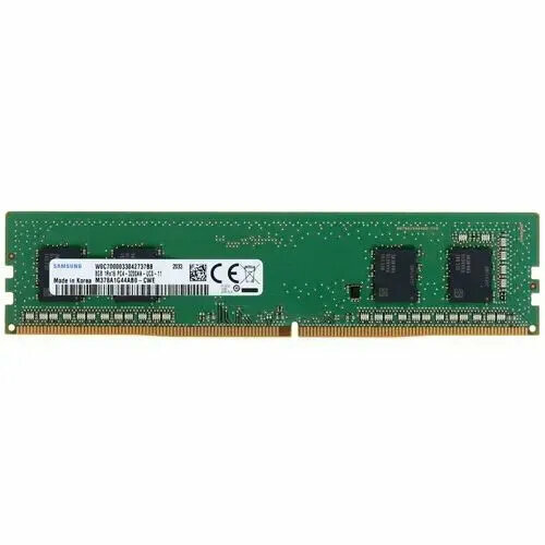 Оперативная память для компьютера Samsung M378A1G44CB0-CWE DIMM 8Gb DDR4 3200 MHz M378A1G44CB0-CWE оперативная память samsung ddr4 3200 мгц dimm cl22 m391a4g43bb1 cwe