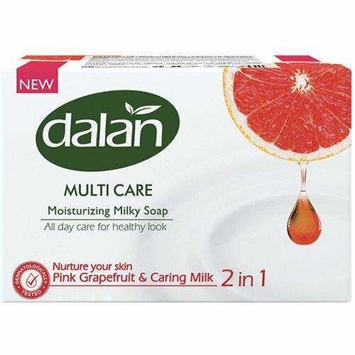 Мыло туалетное Dalan Multi care Розовый Грейпфрут dalan мыло кусковое multi care огурец и молоко 90 г