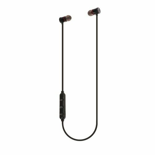 Наушники беспроводные Luazon VBT 16 вакуумные 90 мАч на магнитах корпус металл чёрные комплект из 4 шт 2253₽