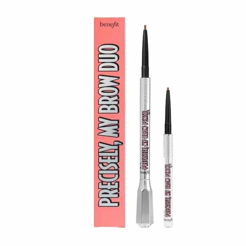 BENEFIT COSMETICS Precisely, My Brow Duo, набор карандашей для бровей, оттенок 3 benefit brow pencil goof proof 4 warm deep brown 0 01 oz 0 34 g