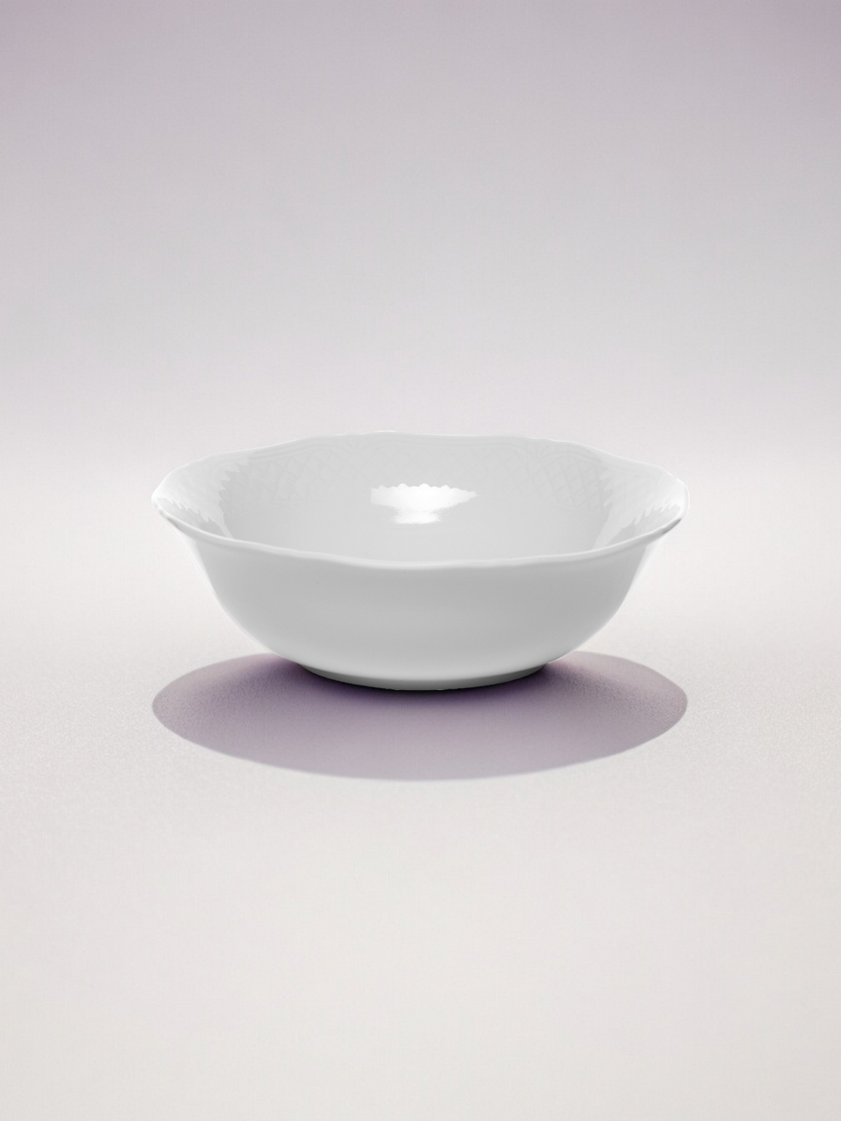 фото Салатник Lubiana Афродита 650мл, 185х185х55мм, фарфор, белый