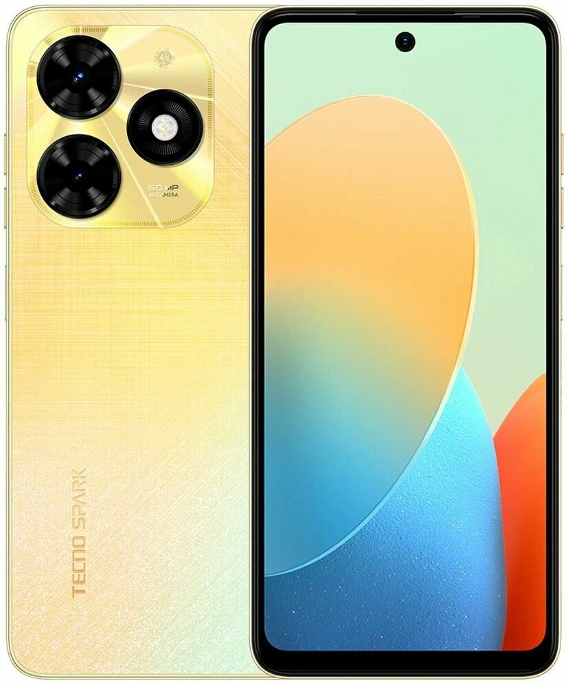 Смартфон Tecno Spark 20C 4/128Gb Alpenglow Gold