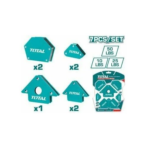 Набор магнитных держателей для сварки 7шт TOTAL TAMWH7006 2399₽