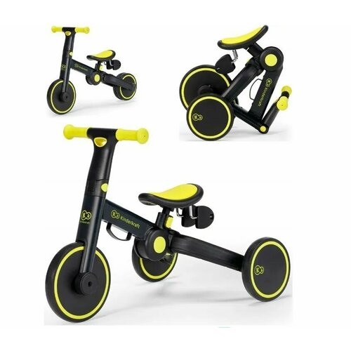Складной трехколесный велосипед Kinderkraft 4TRIKE черный 12890₽