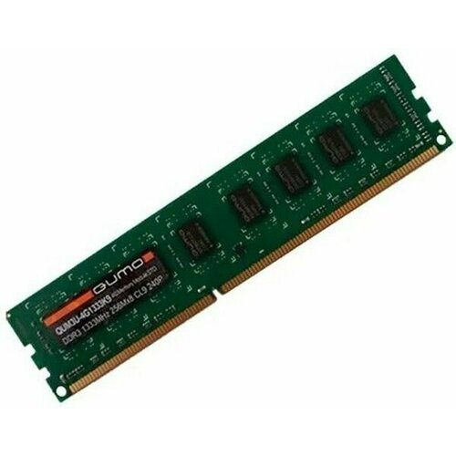 Оперативная память QUMO DDR3 DIMM 4GB 1333MHz QUM3U-4G1333K9 206000₽