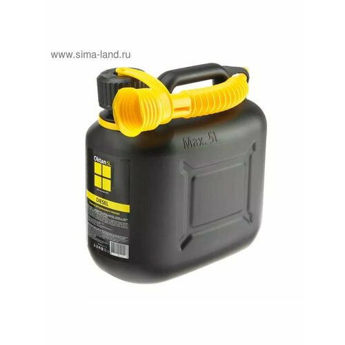 Канистра ГСМ Oktan Diesel 5 л пластиковая черная 932₽