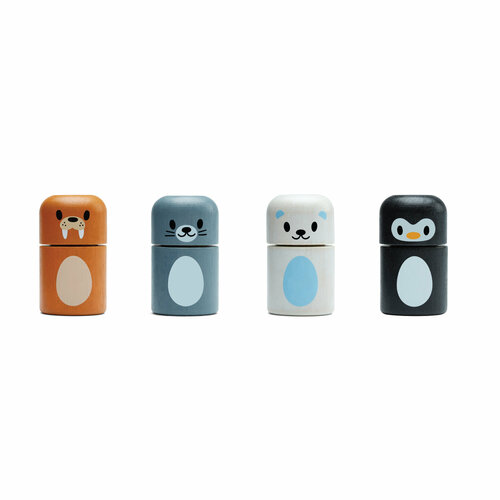 Деревянный конструктор Plan Toys Животные арктики 2089₽