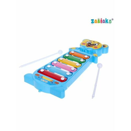 Металлофон Мишка ксилофон музыкальная детская игрушка 697₽