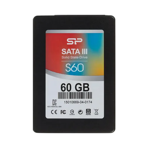 SSD накопитель Silicon Power S60 SP060GBSS3S60S25 60ГБ 25 SATA III После ремонта 423500₽