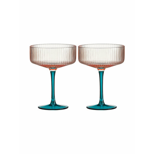 Бокалы для шампанского 2 шт Pozzi Milano 1876 Modern Classic хрустальные 250 мл 4575₽