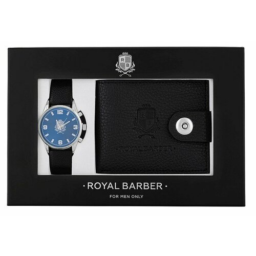 ROYAL BARBER Набор аксессуаров с часами и кошельком 2075₽