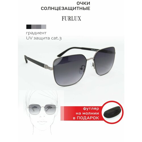 Солнцезащитные очки Furlux черный серый 2249₽