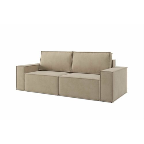 Прямой диван Плумард, независимый пружинный блок, 255*105 см, механизм раскладывания Тик-так