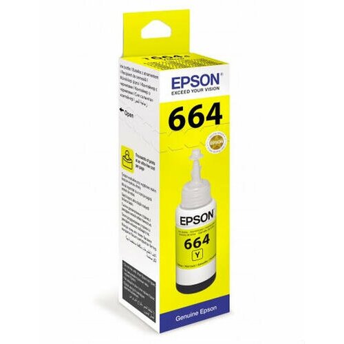 Чернила водорастворимые Epson T6644 желтый 2697₽