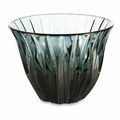 Пиала для чая ГХЗ Каскад 4,6 см, хрусталь, графитовая