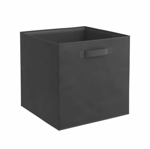Короб Spaceo KUB 31x31x31 см 29.7 л спанбонд цвет чёрный