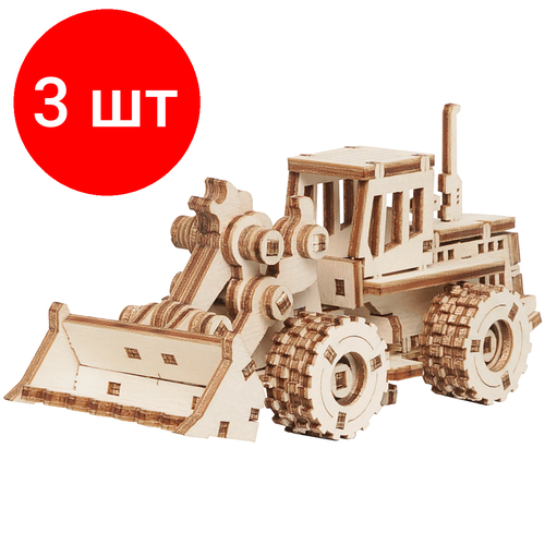 Комплект 3 шт, Конструктор деревянный ТРИ совы 