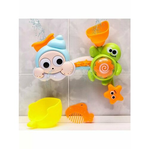 Набор игрушек для ванны Черепашка - мельница на присоске 1378₽