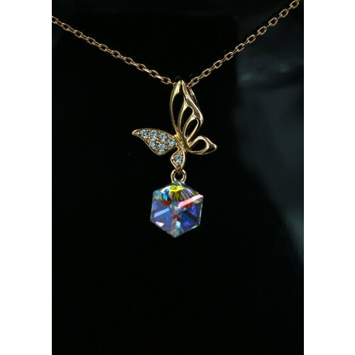 Колье Sinotti, циркон, длина 46 см, золотой, белый