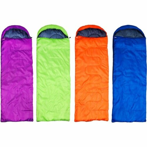 Спальник с капюшоном Руссо Туристо 210х75см 950гр полиэстер 170T холлофайбер 250 гм2 5С 2115₽