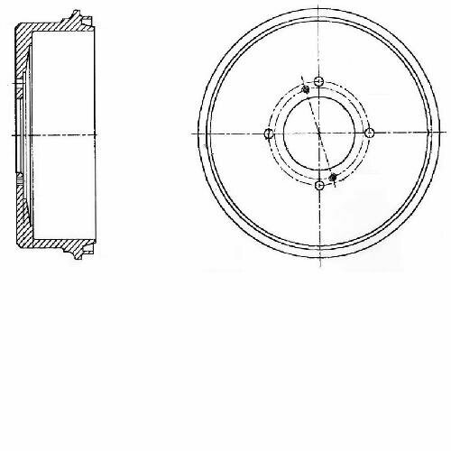 Барабан тормозной GD-06031 gbrake 1шт 3566₽