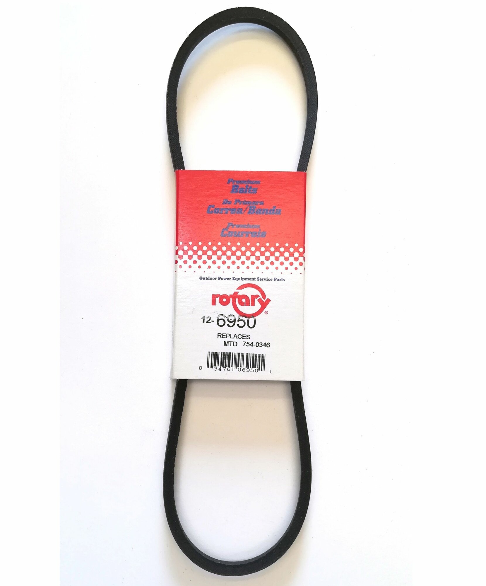 фото Ремень привода хода (754-0346) для снегоуборщиков MTD, YARD-MAN и газонокосилок MTD
