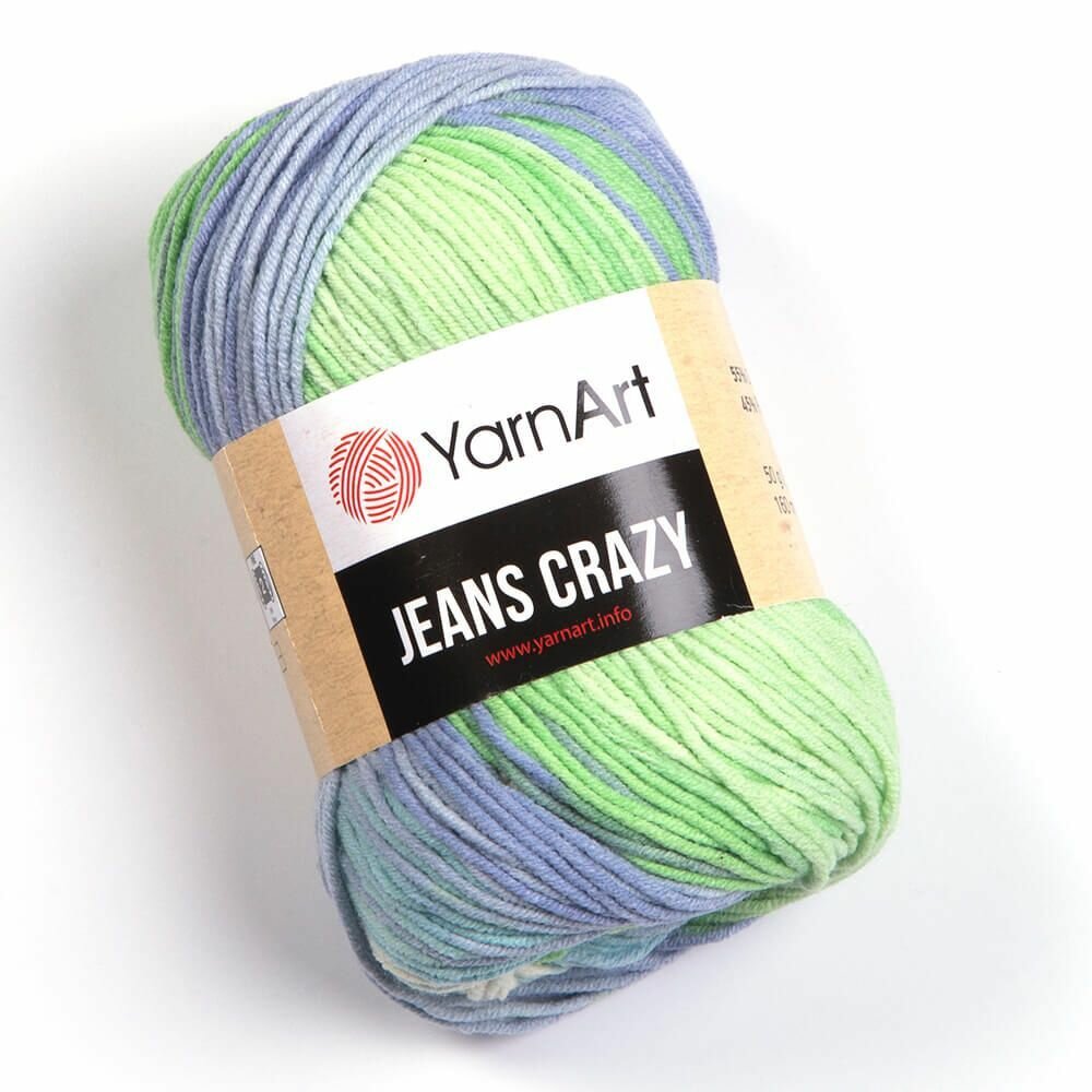 Пряжа YarnArt Jeans Crazy 8208 (10 мотков по 50 гр.)