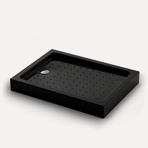 Изображение товара Душевой поддон Veconi (Векони) Tezeo TZ-54B TZ54B-10080-C5 Акриловый 800х100х150 мм черный, прямоугольный