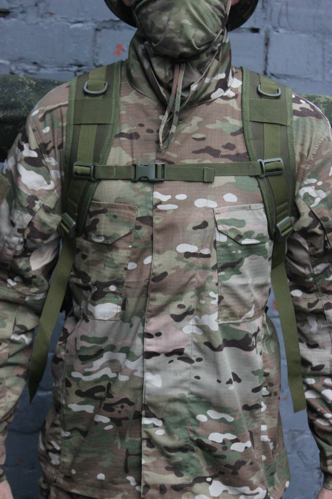 Рюкзак тактический с панелью bag-pack олива — фото 1