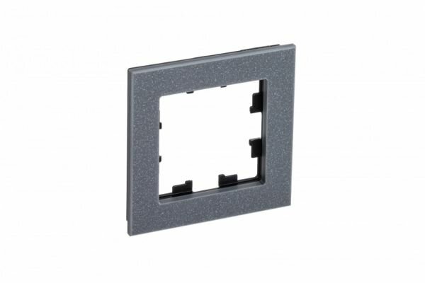 Рамка 1 пост мрамор айс грей Nature AtlasDesign ATN343201 Systeme Electric
