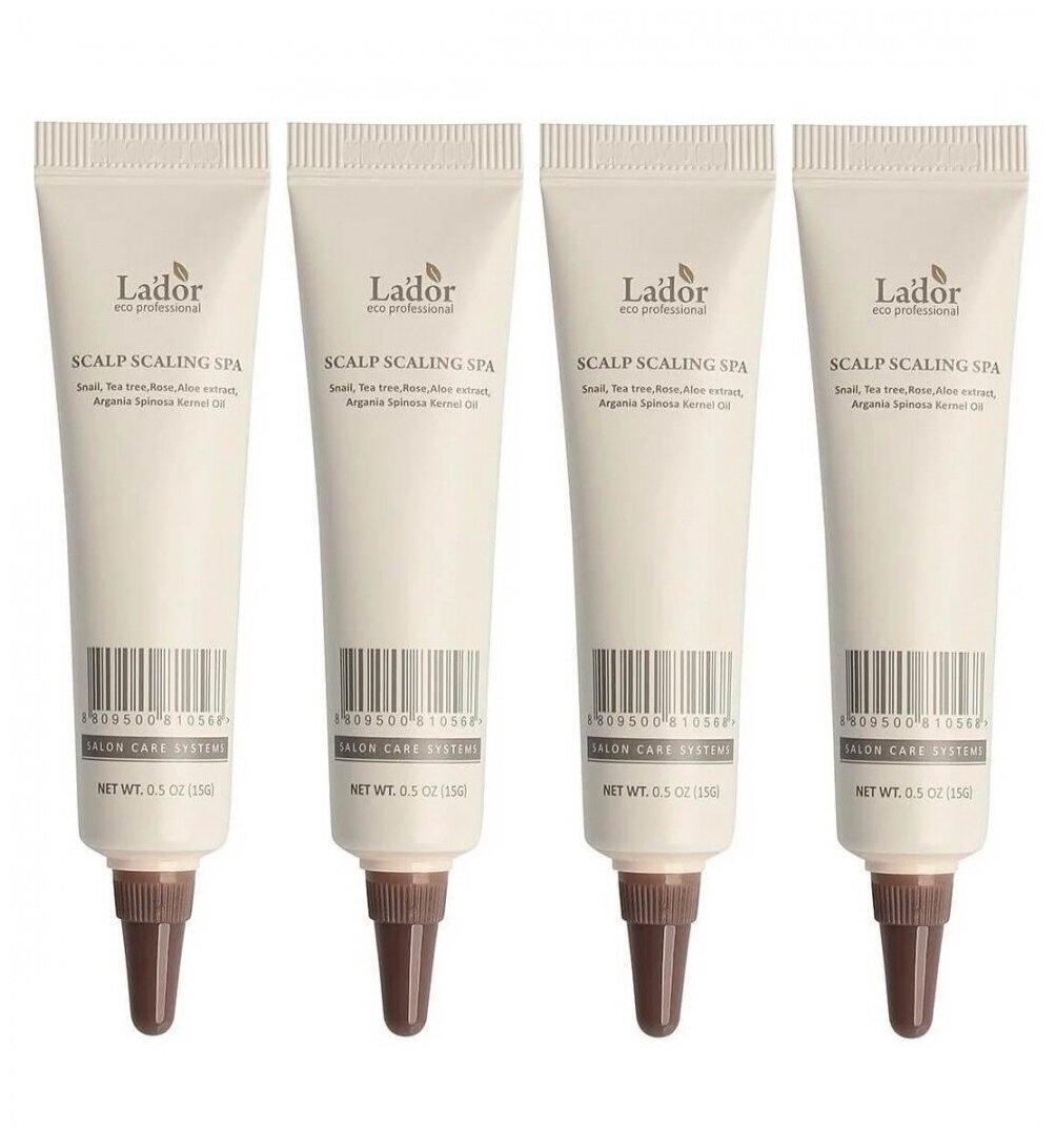 Ладор Сыворотка-пилинг для кожи головы LADOR Scalp scaling spa 15гр*4шт — фото 1