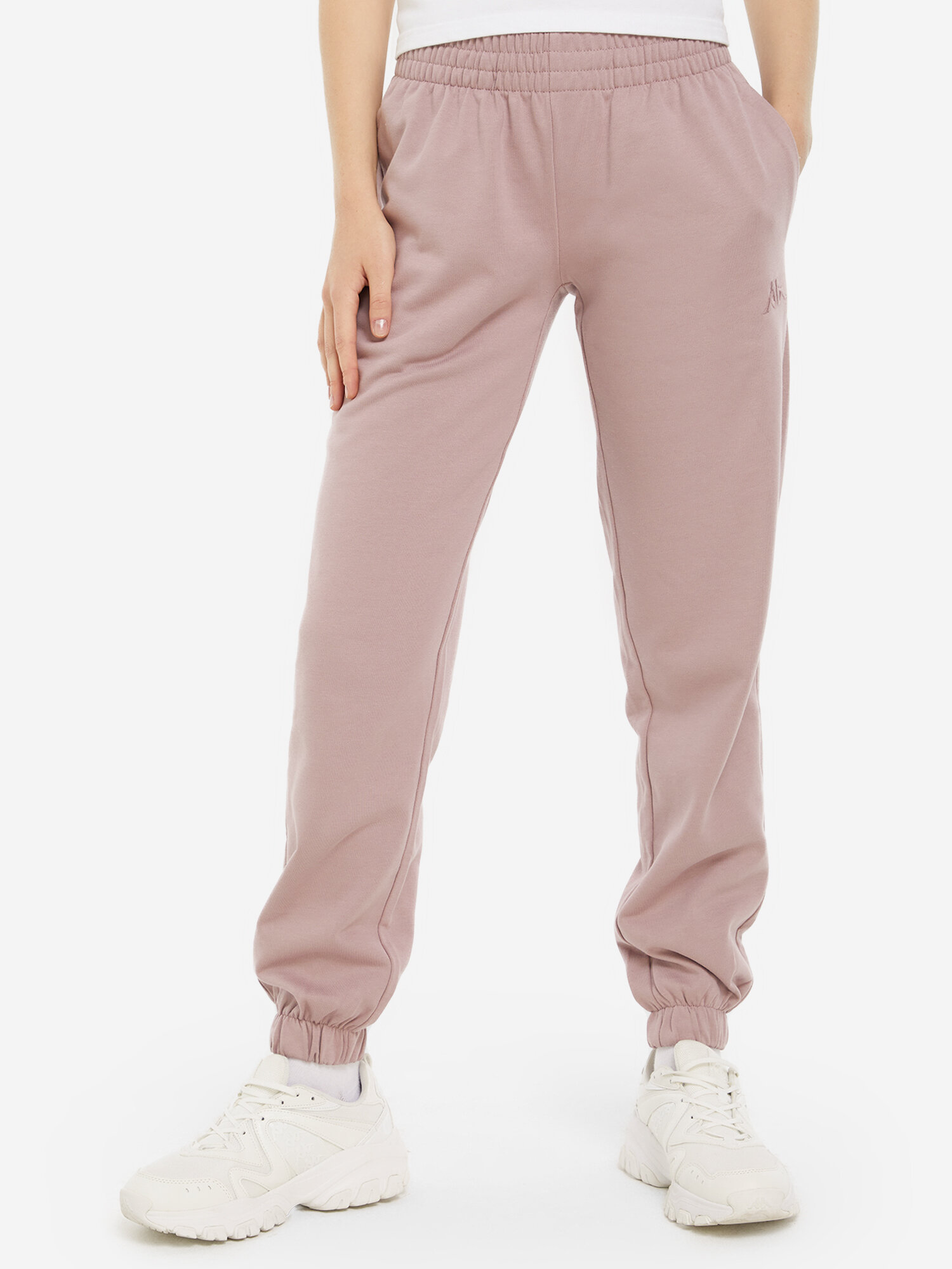 Брюки джоггеры Kappa Authentic Core Women's Knitted Pants, размер 46/48, розовый,