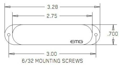 Звукосниматель EMG S BK — фото 1