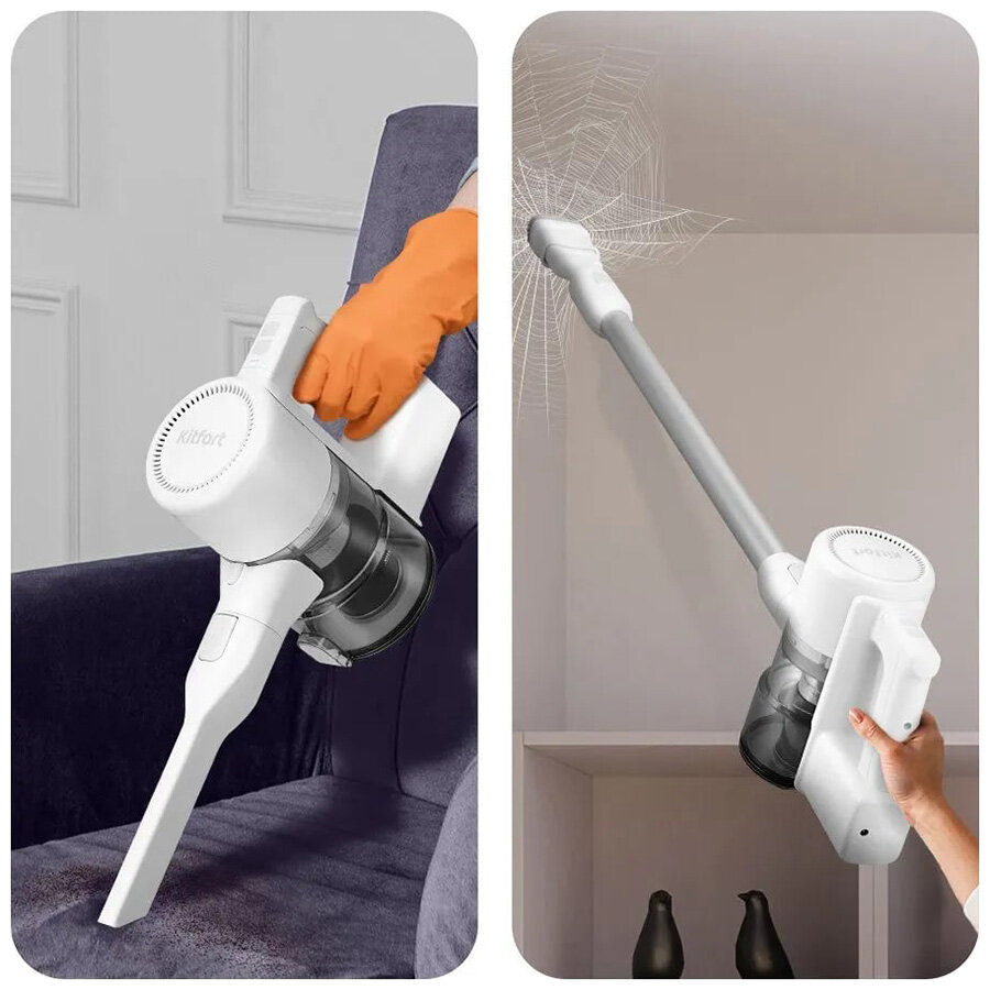 Обзор: Пылесос вертикальный Kitfort КТ-5277