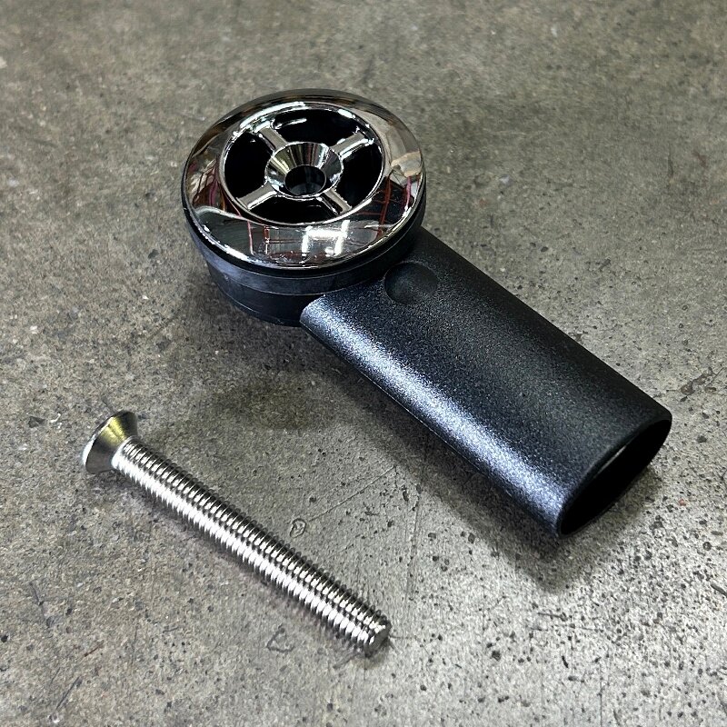 Решетка McALPINE 50 х 41 мм, под круглое отв. перелива раковины с ответной частью, хром