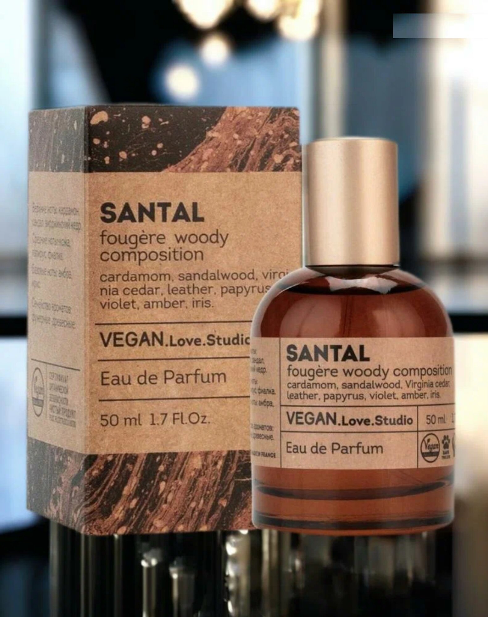Вода туалетная, Веган Santal, женская (Santal 33), 50 мл — фото 1