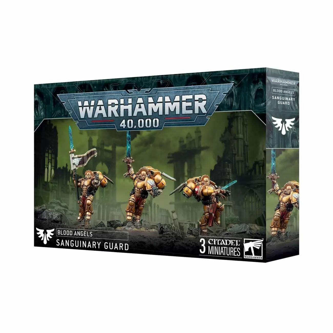 Набор миниатюр WH40K: Blood Angels Sanguinary Guard (2024) 41-31