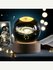 Ночник Светящийся хрустальный шар " Дильфины" 3D 6см