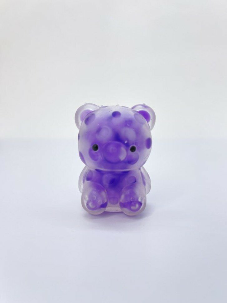 Мялка антистресс ILikeGift Soft bear purple AQ-1070-02