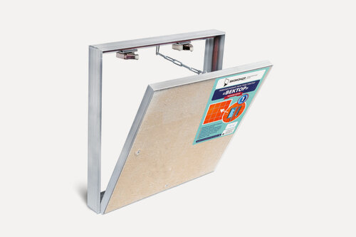 Изображение товара Люк под плитку Визионер Вектор 150х150 мм, алюминиевый, влагостойкий