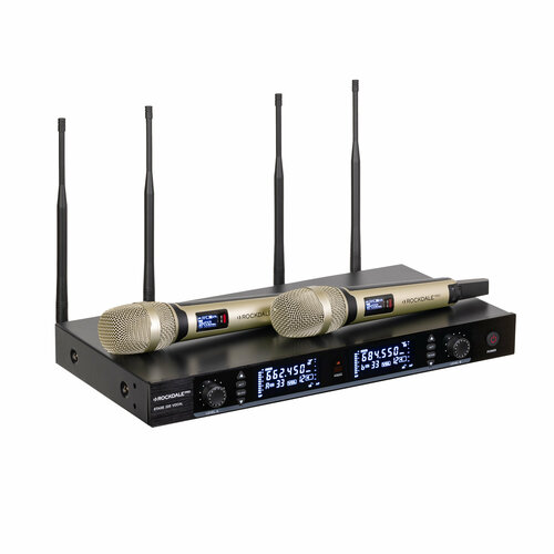 Двухканальная вокальная радиосистема ROCKDALE PRO Stage 220 Vocal 23700₽
