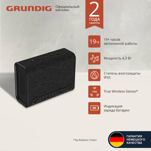 Портативная колонка Grundig Solo 2 Orange моно оранжевый 2599₽