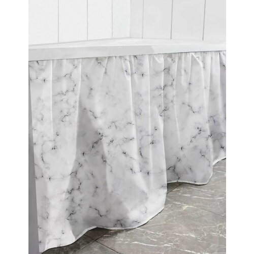 Экран под ванну 150 см белый мрамор Товар уцененный 438₽