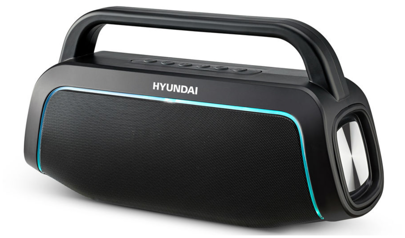 Портативная колонка HYUNDAI , 10Вт, черный - фото №6